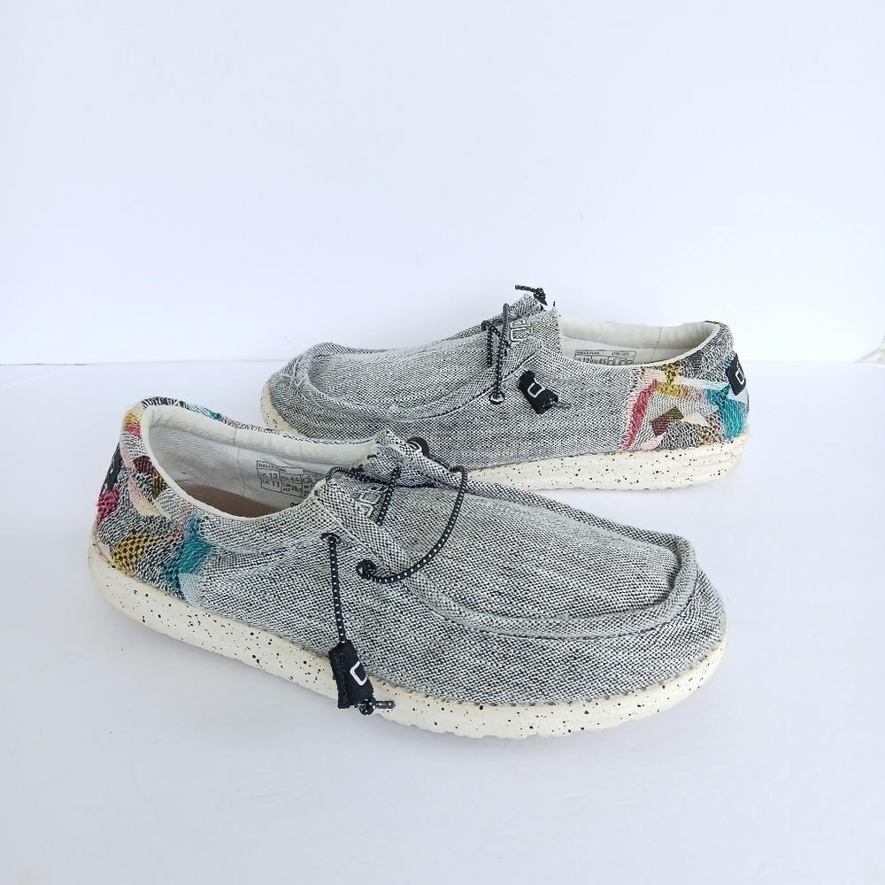 Hey Dude Wally Funk Casual Gray Shoes